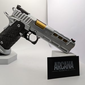 STI’s New 2019 STI DVC L 2011 double stack Limited Class pistol with a 5 inch bull barrel in DLC and stainless finishes. The enhanced design and upgraded serrations of STI’s DVC Limited are a welcome addition to a already perfect gun. Like the rest of the DVC line, DVC L features a super-crisp 2.5lb trigger.